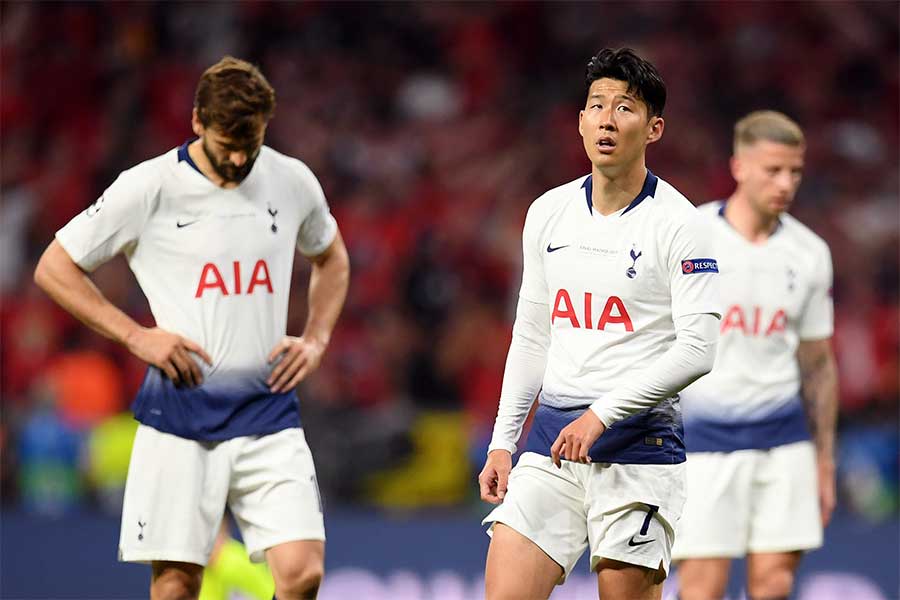 CL優勝まであと一歩のところで、苦渋を味わったトットナム【写真：Getty Images】
