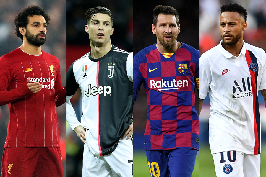 世界のセレブ100人にサッカー界から4選手がランクイン【写真:Getty Images】