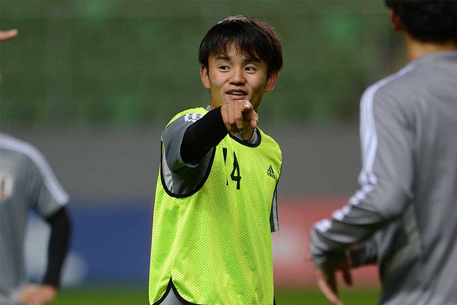 日本代表MF久保建英【写真：AP】