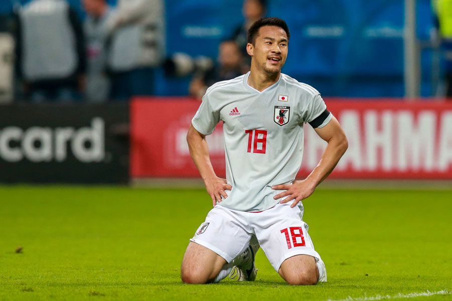 FW岡崎慎司は、スペイン2部マラガへの加入間近とされていたが…【写真:Getty Images】