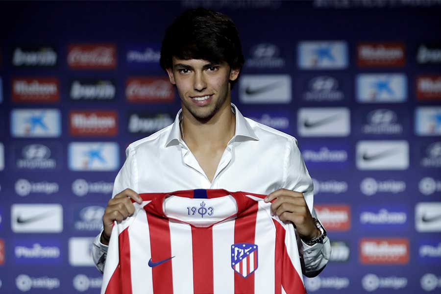 アトレティコに新加入したFWジョアン・フェリック【写真：Getty Images】