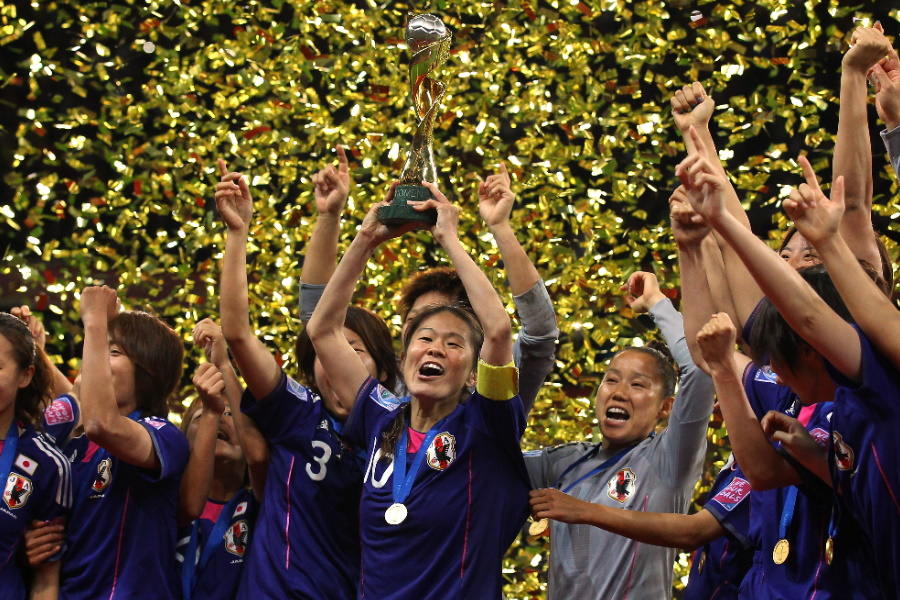 2011年女子W杯を制したなでしこジャパンにFIFAが再脚光【写真：Getty Images】