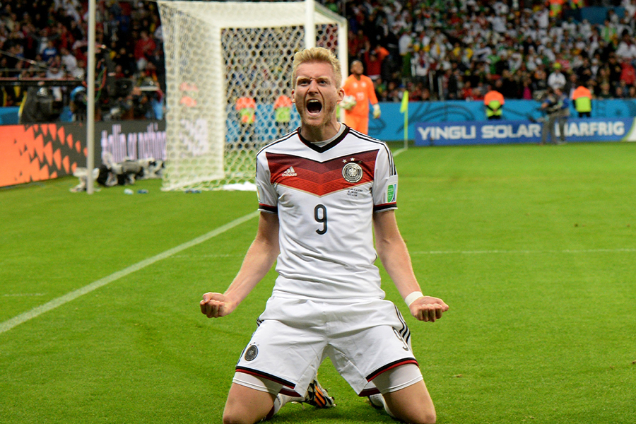 2014年W杯のドイツ代表の優勝に貢献したFWアンドレ・シュールレ【写真：Getty Images】