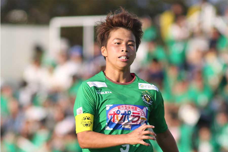 日テレ・ベレーザ FW田中美南のゴールで逆転【写真：Football ZONE web】