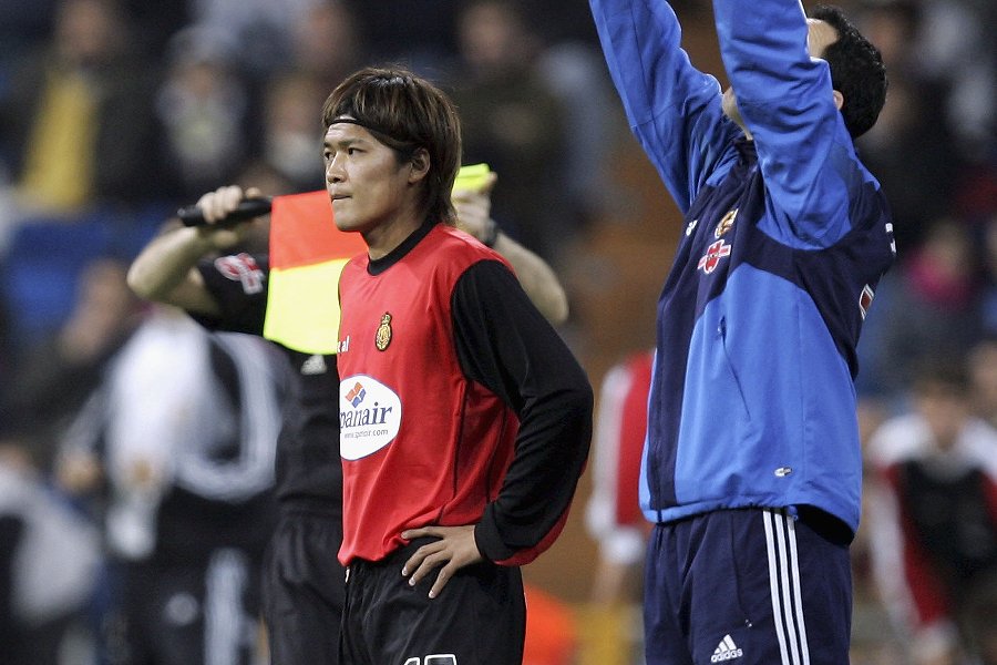 マジョルカ時代のFW大久保【写真：Getty Images】