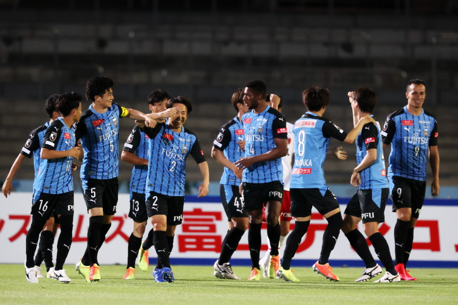 中断明け以降、好調をキープする川崎フロンターレに海外メディアも注目【写真：高橋学】