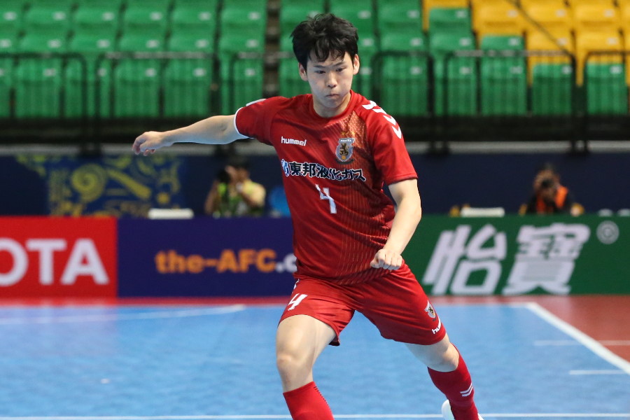 名古屋オーシャンズのFP水谷颯真【写真：河合拓/Futsal X】