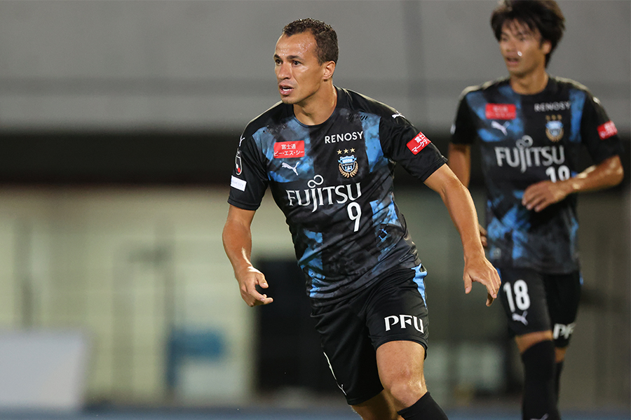川崎フロンターレFWレアンドロ・ダミアンのゴールパフォーマンスに注目【写真:高橋 学】