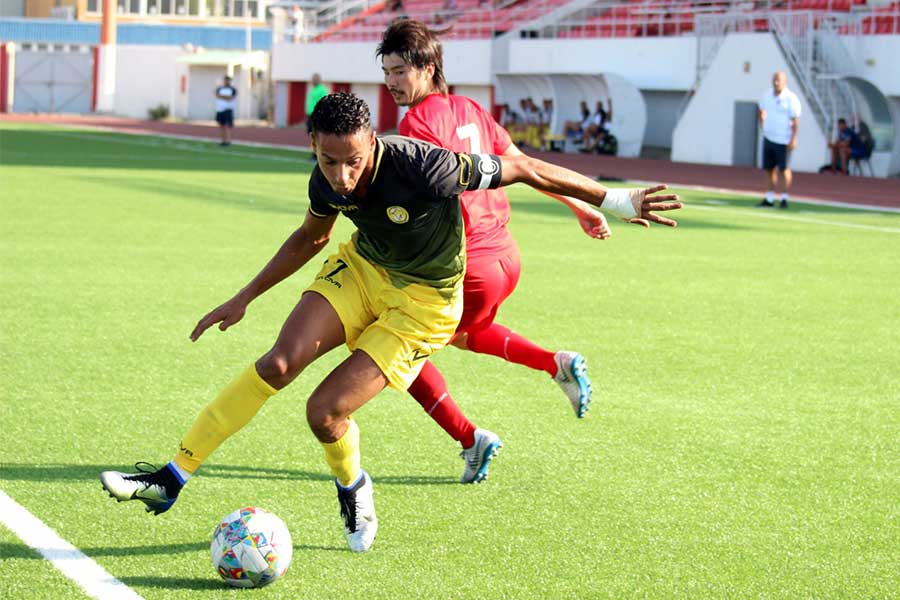 開幕戦にスタメン出場して新天地デビューを果たした【写真：本人提供】