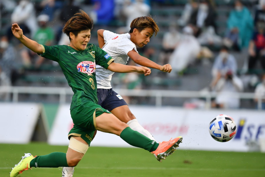 INAC神戸レオネッサFW田中美南【写真:小林 靖】