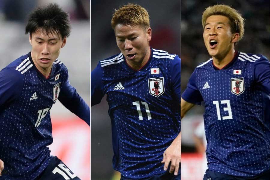 10月のW杯予選2試合、FWは鎌田、浅野、永井の3人となった【写真：Getty Images】