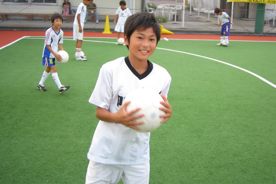 リバプールに所属し、日本代表でも活躍する南野拓実の少年時代【写真提供：クーバー・コーチング・ジャパン】