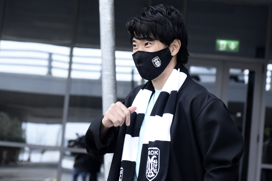 PAOKに所属する香川真司【写真：AP】