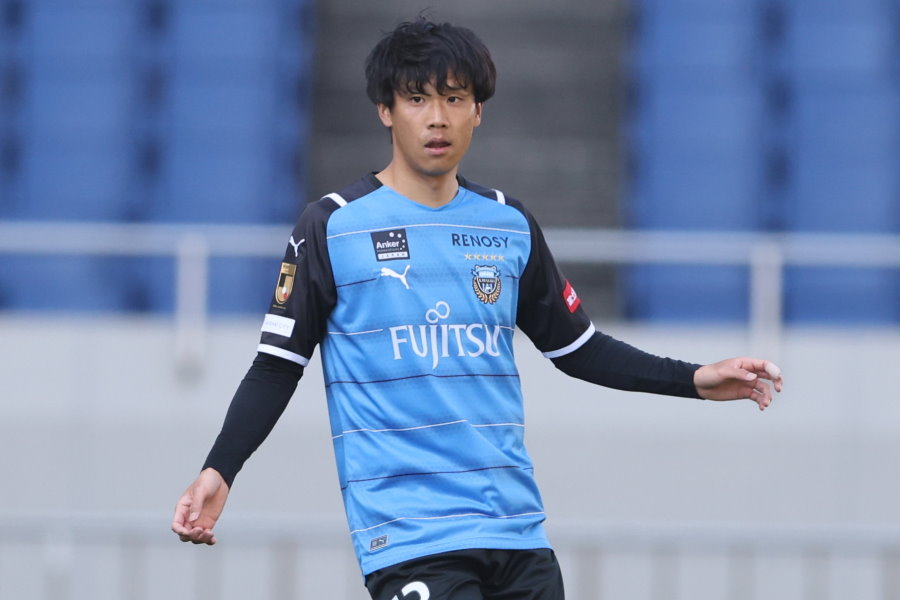 代表初招集のDF山根視来【写真：高橋 学】
