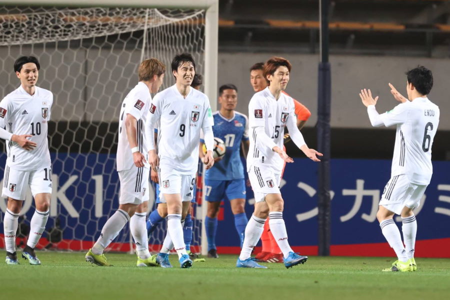 モンゴル代表相手に大勝をした日本代表【写真：高橋 学】