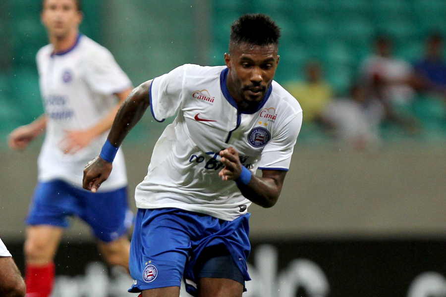 ブラジルのバイーア(2014年)在籍時のMFハイネル【写真:Football ZONE web】