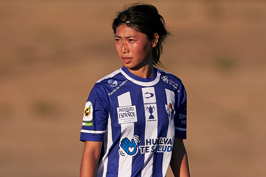 スペインのウエルバでプレーするMF田中陽子【写真:Getty Images】