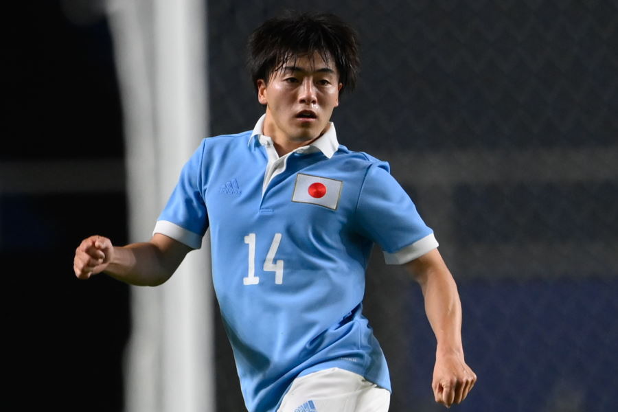 U-24日本代表MF相馬勇紀【写真：浦 正弘】