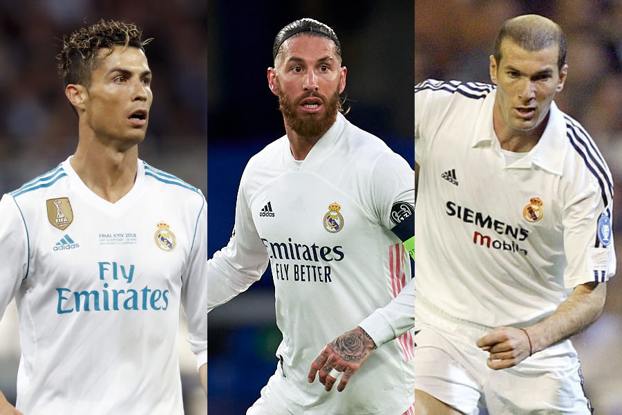 レアルレジェンド5人をランキング形式で特集【写真:Getty Images】
