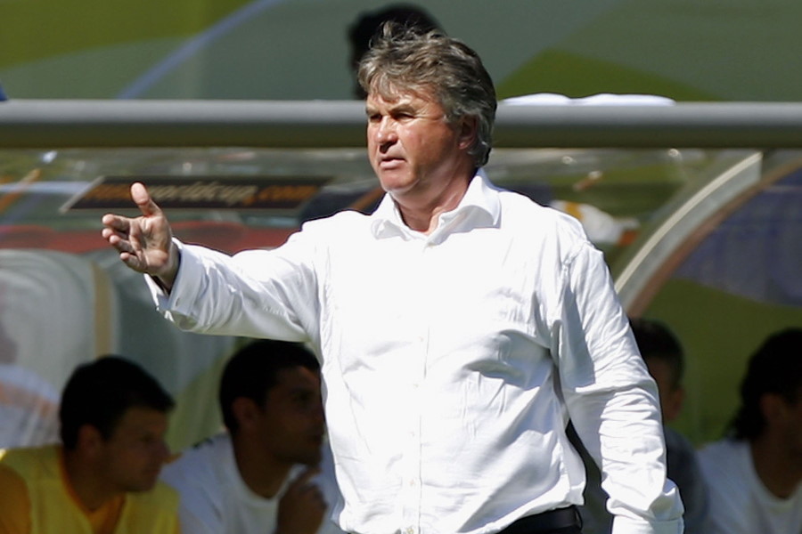 2006年W杯のオーストラリアを率いたフース・ヒディンク監督【写真:Getty Images】