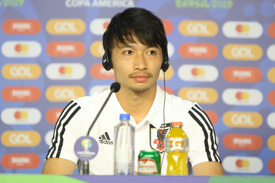 日本代表MF柴崎岳【写真：Football ZONE web】