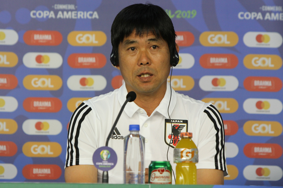 日本代表の森保監督【写真：Football ZONE web】