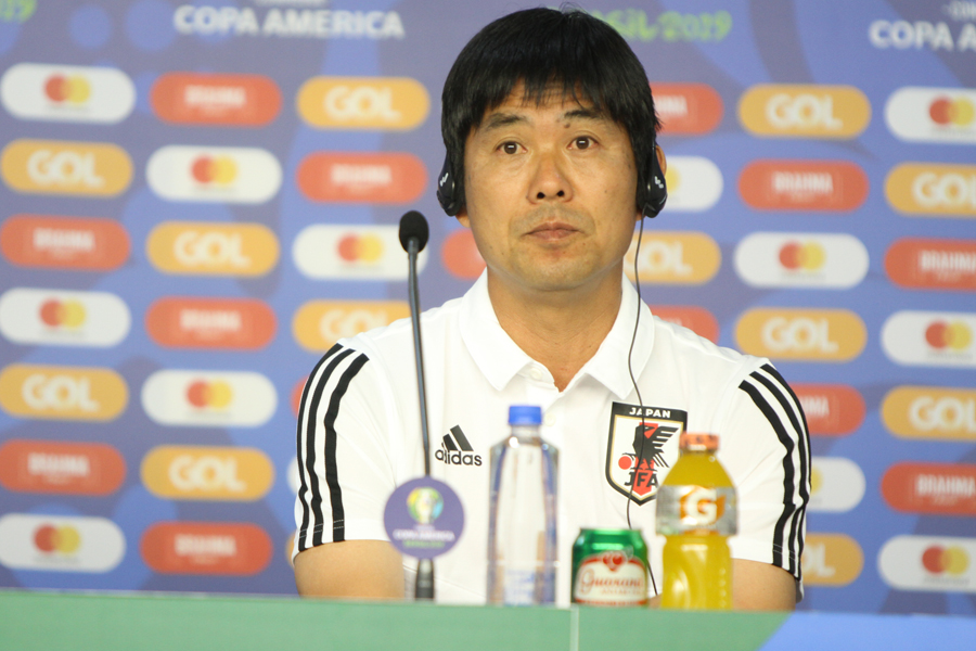 日本代表の森保監督【写真：Football ZONE web】