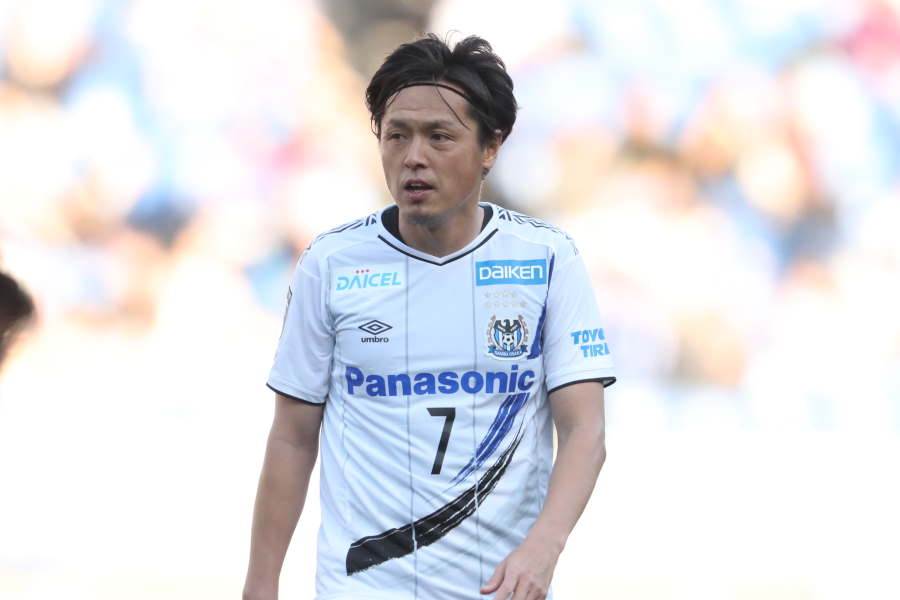 J1通算632試合出場を達成したG大阪のMF遠藤保仁【写真:高橋学】
