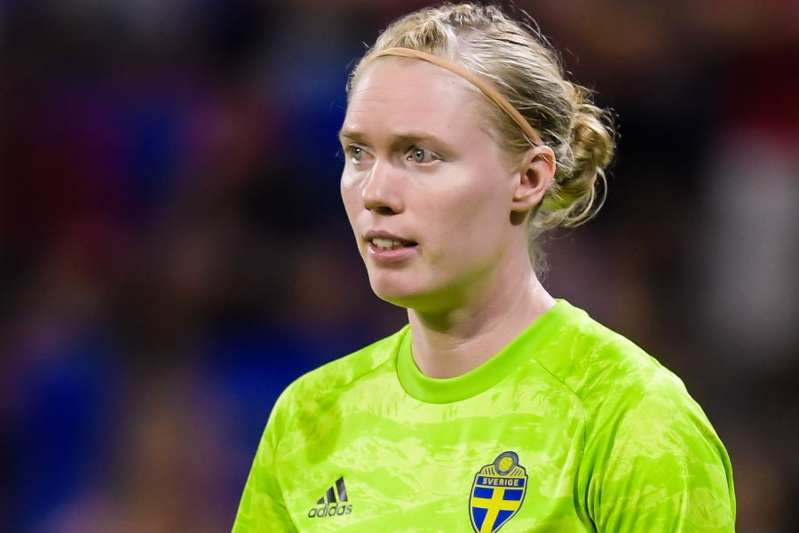 スウェーデン女子代表GKリンダール【写真：Getty Images】