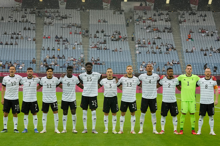 ドイツサッカー代表の感謝メッセージに注目【写真：AP】