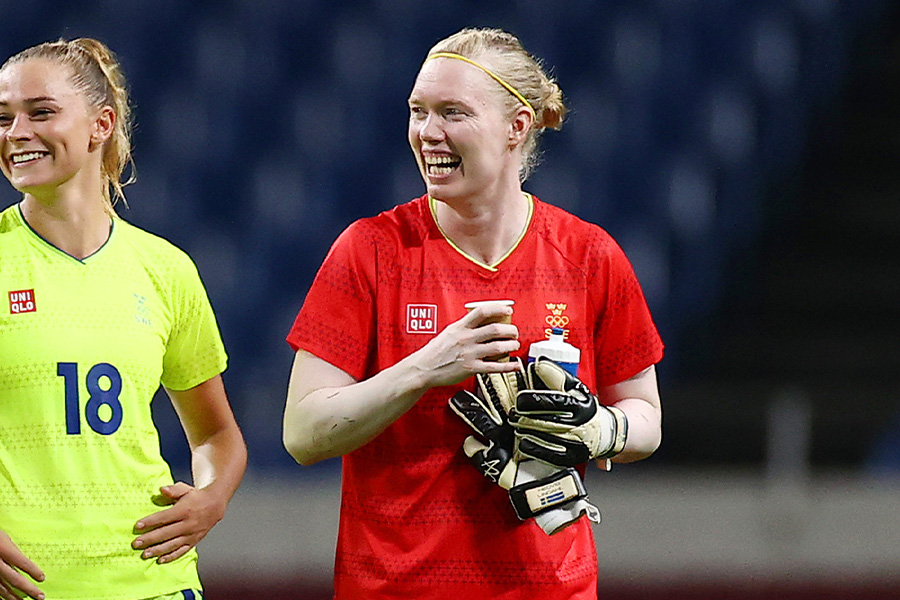 やっぱり我が家が一番」 スウェーデン女子GK、選手村の段ボールベッド