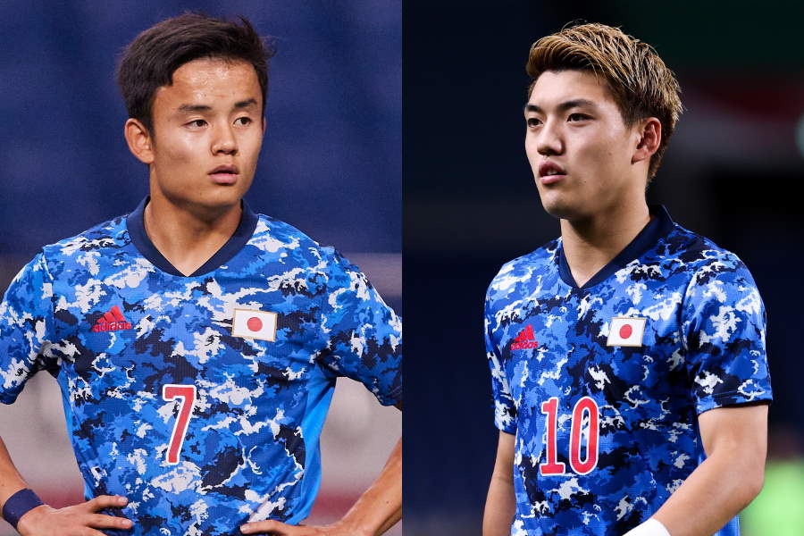 U-24日本代表MF久保建英と堂安律【写真：Getty Images】