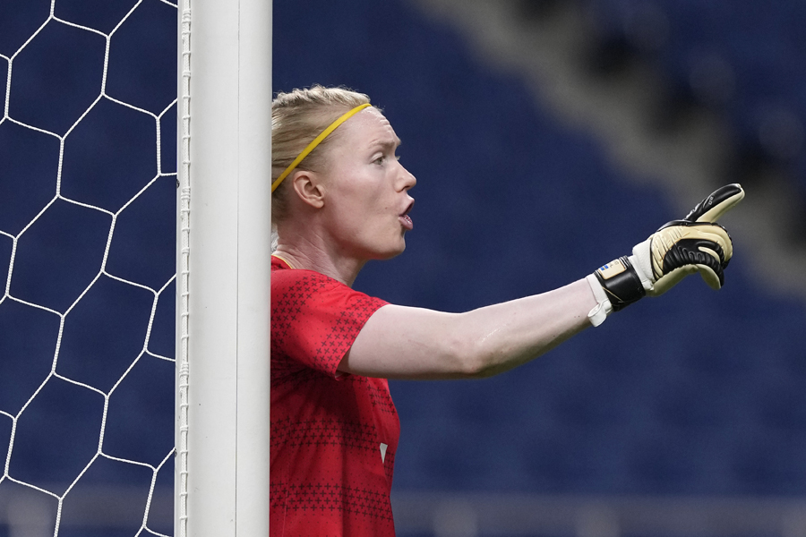 スウェーデン女子代表GKヘドヴィグ・リンダール【写真:AP】