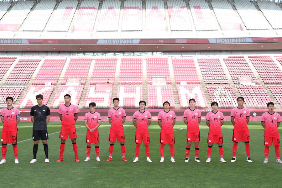 東京五輪サッカー男子の韓国代表チーム【写真：Getty Images】