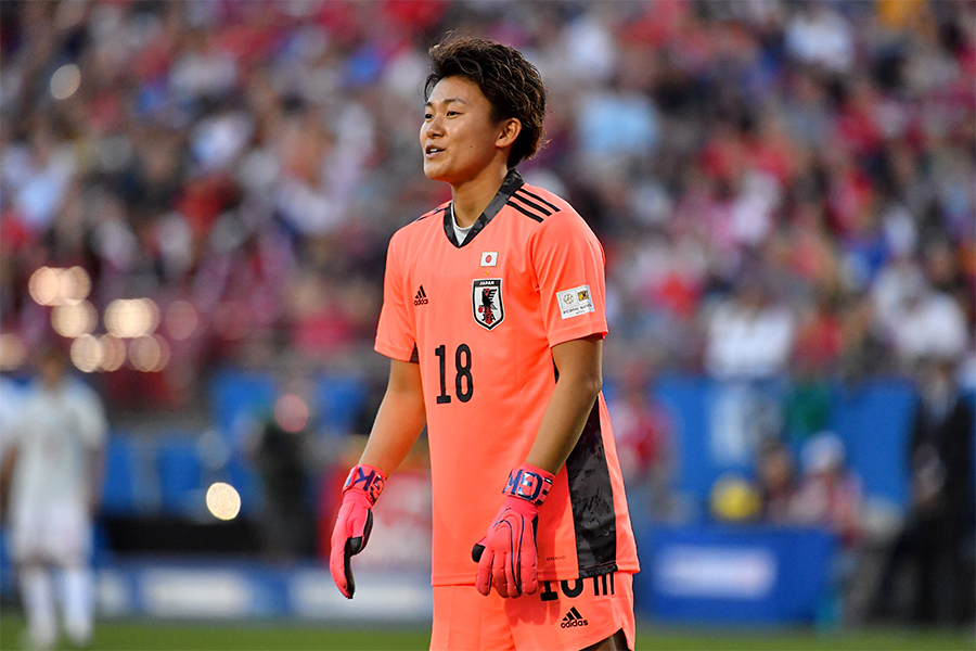 日テレ・東京ヴェルディベレーザGK山下杏也加が三つ編み姿を披露（写真は代表の時のもの）【写真：Getty Images】