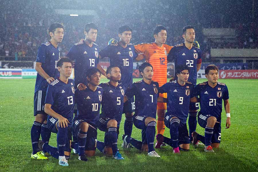 日本代表はW杯2次予選の初戦で勝利を収めた【写真：AP】