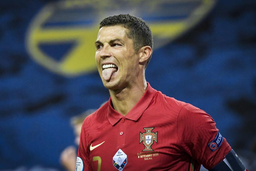 記録達成のポルトガル代表FWロナウドのゴールが反響【写真：AP】
