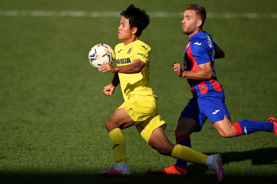 ビジャレアルMF久保建英【写真：Getty Images】