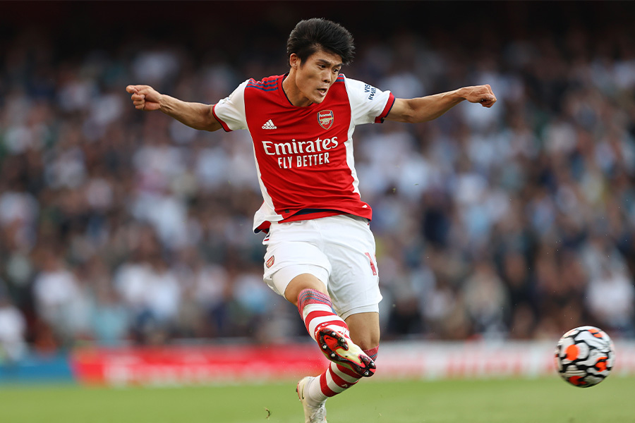 アーセナルで活躍を見せる冨安健洋のデータに注目【写真:Getty Images】