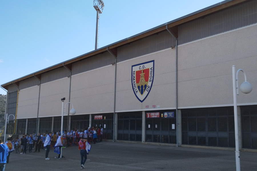 サラゴサのホームスタジアムのロス・パハリートス【写真：Football ZONE web】