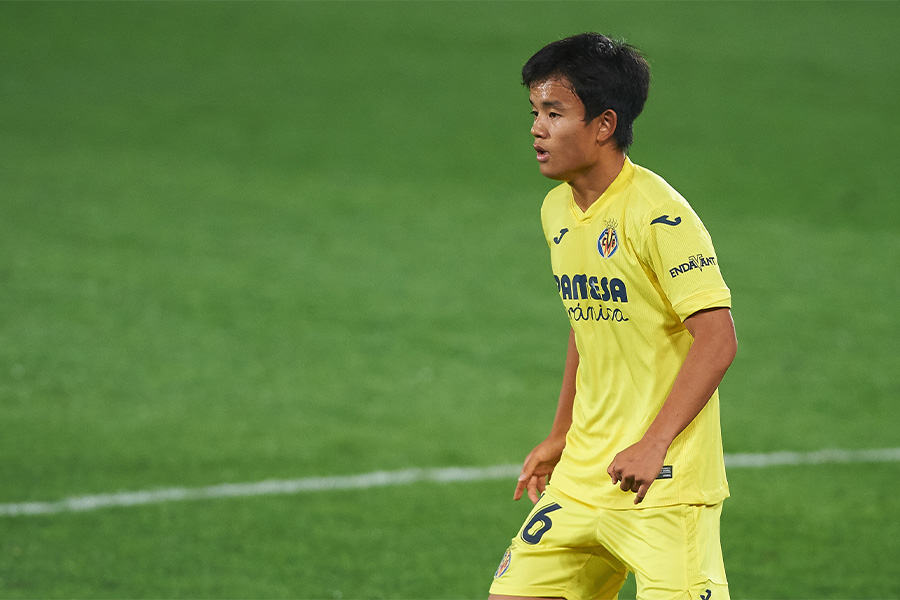 ビジャレアルでプレーするMF久保建英【写真:Getty Images】