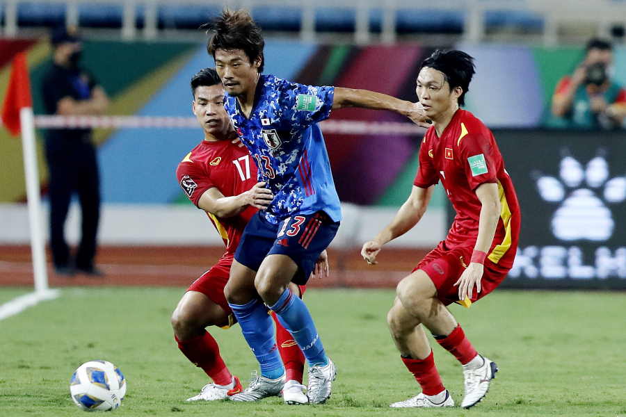 ベトナム相手に辛勝の日本代表【写真：Getty Images】