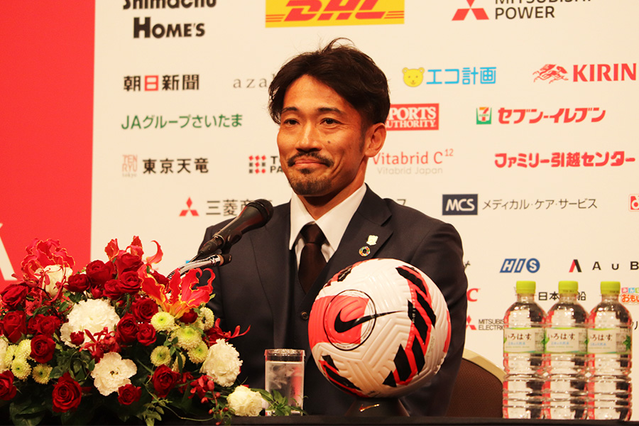 今季限りでの引退を発表した浦和レッズMF阿部勇樹【写真：轡田哲朗】