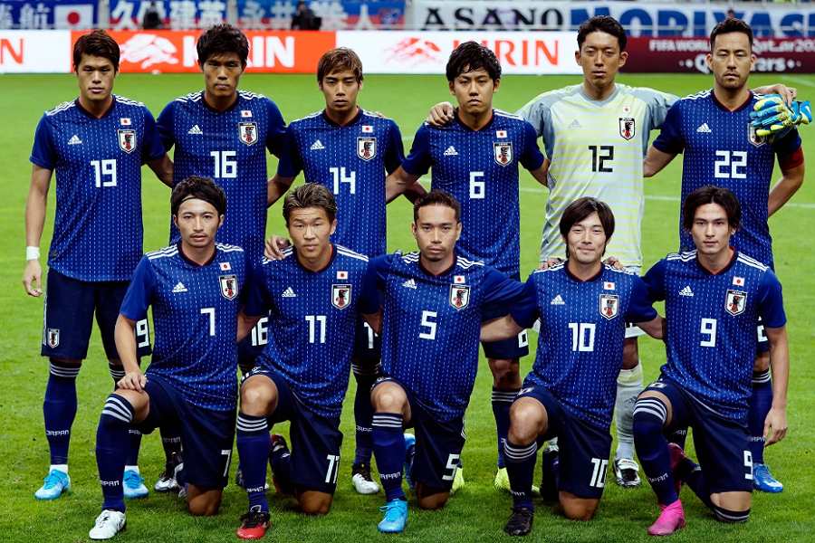 カタールW杯アジア2次予選に臨む日本代表【写真：Yukihito Taguchi】