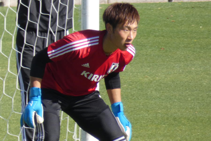 U-22日本代表GK大迫敬介【写真：Football ZONE web】