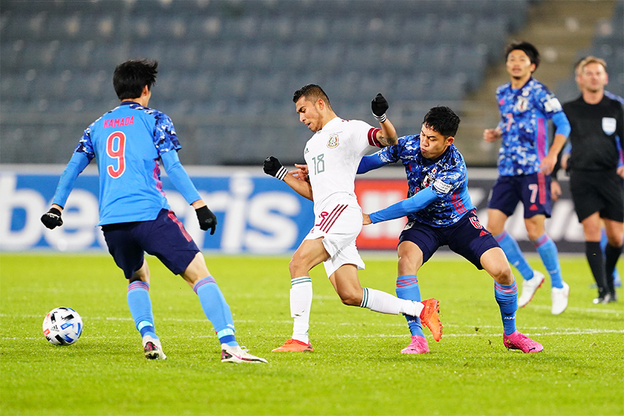 日本代表はメキシコ代表に後半の2失点で敗れた【写真：Getty Images】