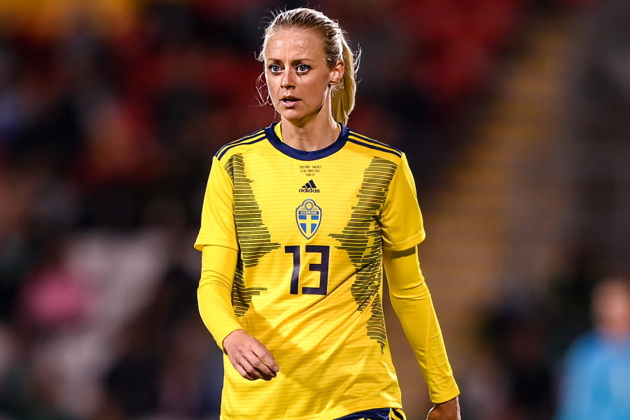 スウェーデン女子代表DFアマンダ・イレステット【写真：Getty Images】