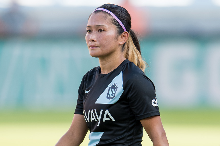 米女子サッカーリーグNWSLのゴッサムFCでプレーするFW川澄奈穂美【写真：Getty Images】