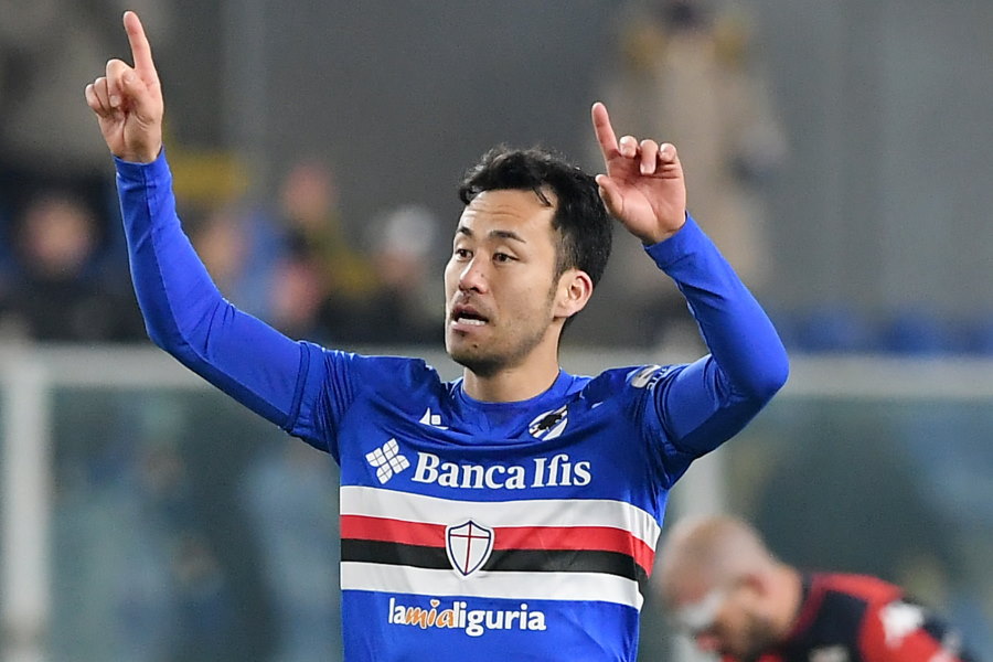 サンプドリアに所属するDF吉田麻也【写真:Getty Images】