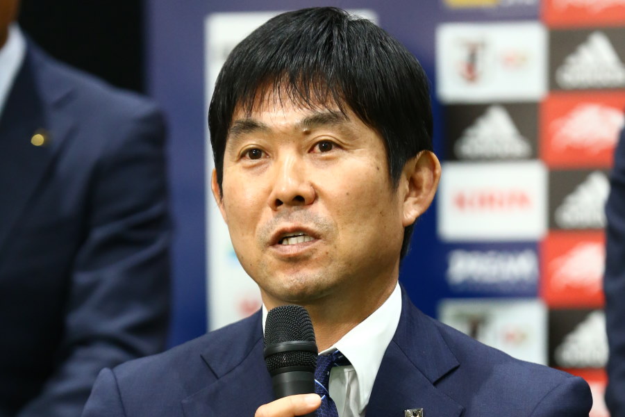 日本代表を率いる森保一監督【写真：©JFA】